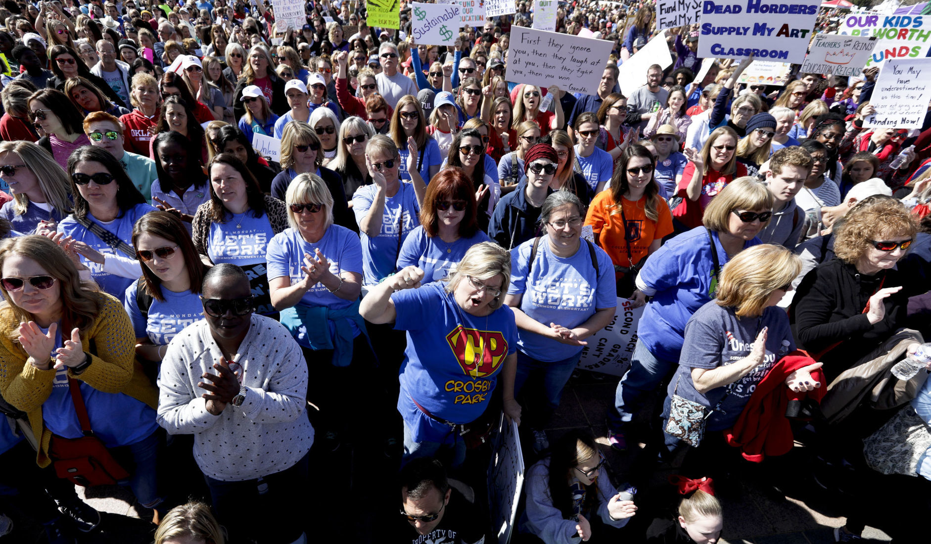 TEACHER WALKOUT DAY 6